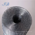 Hot mergulhado galvanizado 1x1 soldada rolo de malha de arame